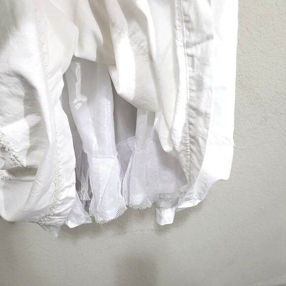 Paulina Dress Womens Size 8 / 10 White FLAWS READ Cottage, Shoujo Prairie - Picture 12 of 16